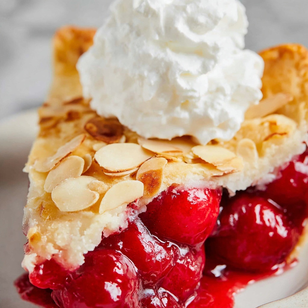 Cranberry Cherry Pie with Almond Glaze Recipe - Recipe Image