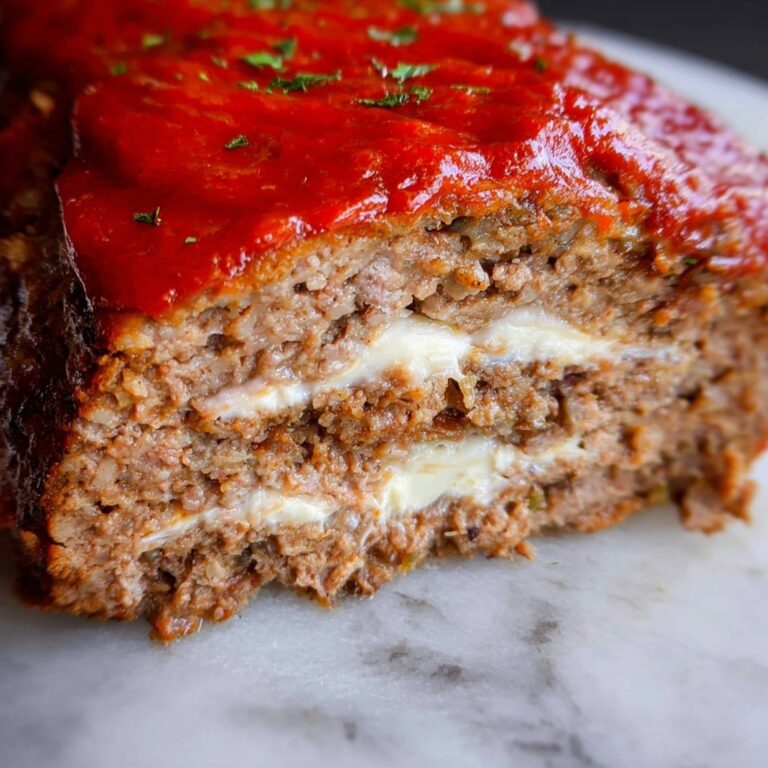 Cream Cheese Stuffed Meatloaf Recipe
