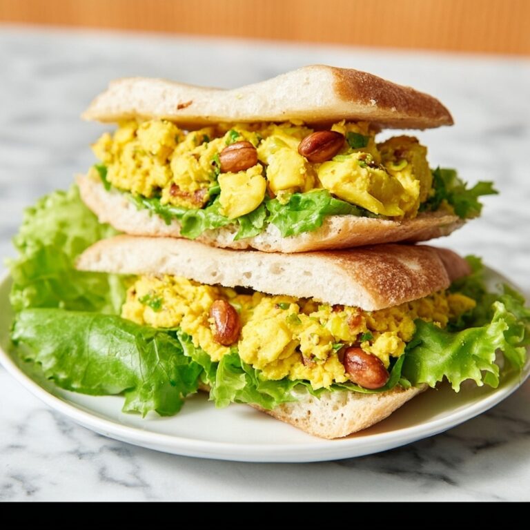 Curried Chicken Salad Sandwiches with Naan Recipe