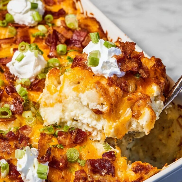 Loaded Hash Brown Potato Casserole Recipe