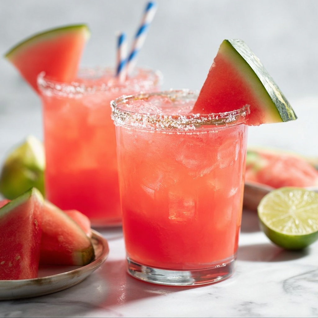 Watermelon Margaritas Recipe - Recipe Image