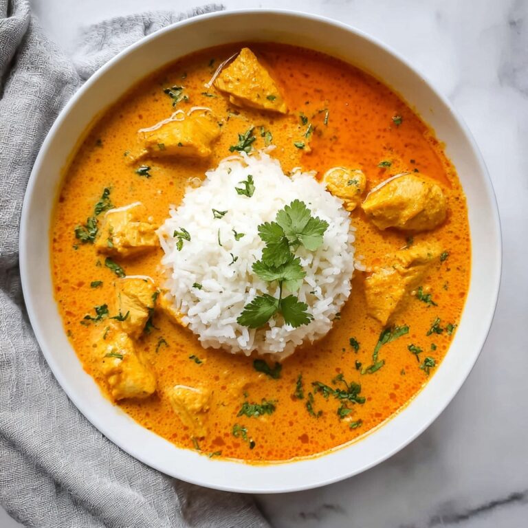 Creamy Chicken Curry with Basmati Rice Recipe