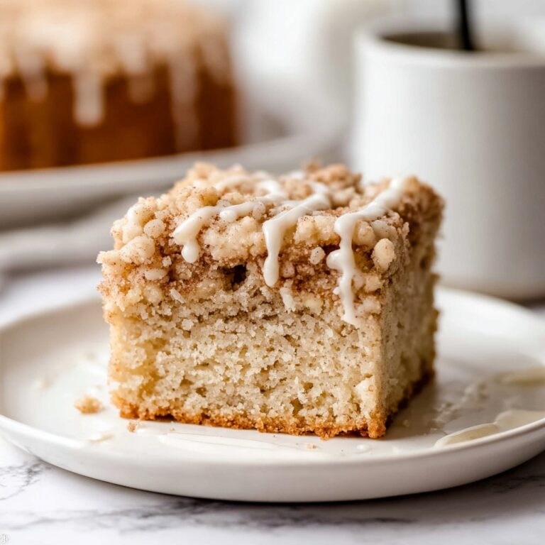 Apple Coffee Cake with Streusel Topping and Vanilla Glaze Recipe