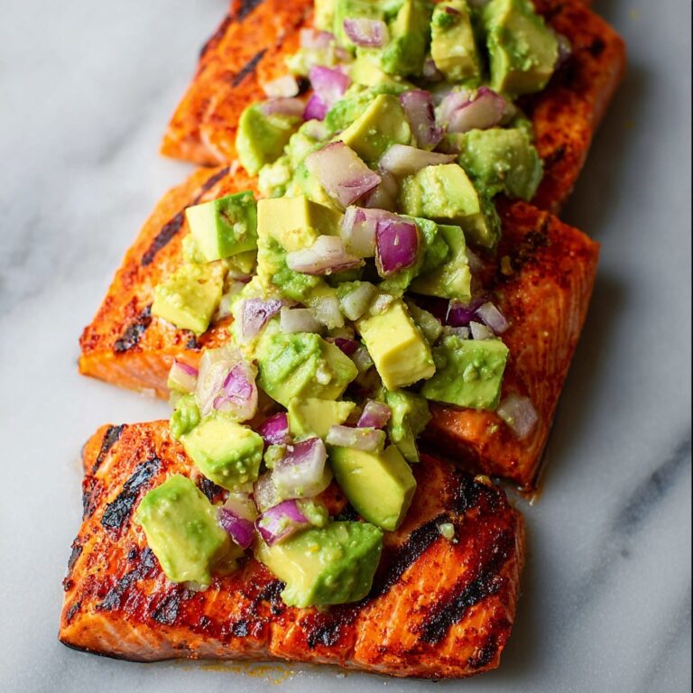 Grilled Salmon with Avocado Salsa Recipe