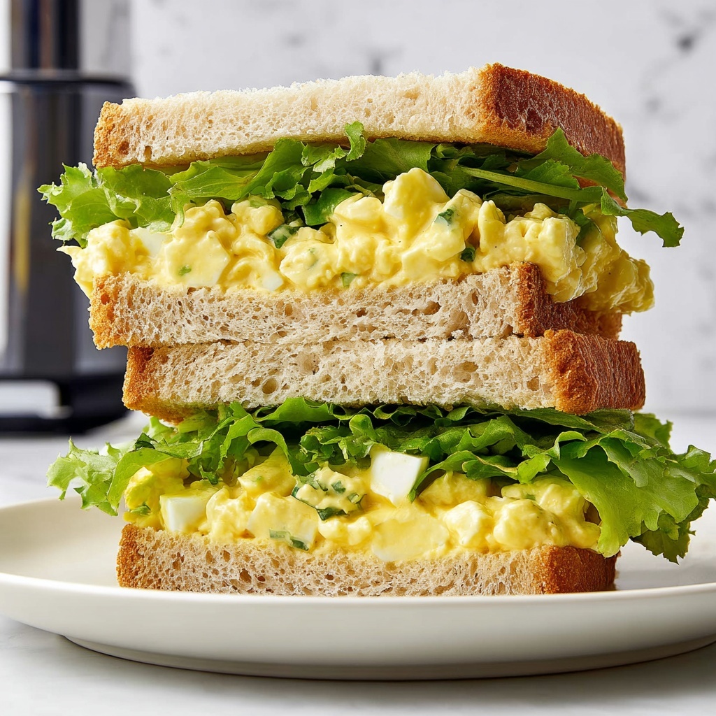 Air Fryer Egg Salad Sandwiches Recipe - Recipe Image