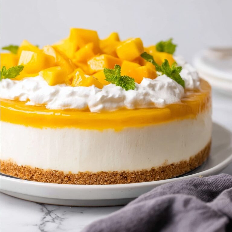 No Bake Mango Cheesecake Recipe