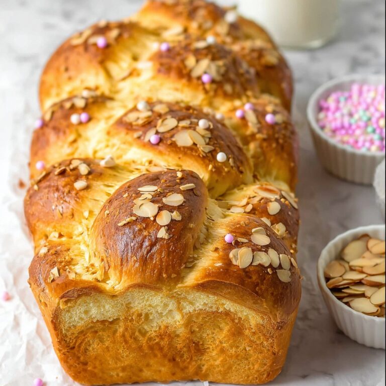 Easy Easter Bread Recipe (Orange Almond Sweet Bread) Recipe