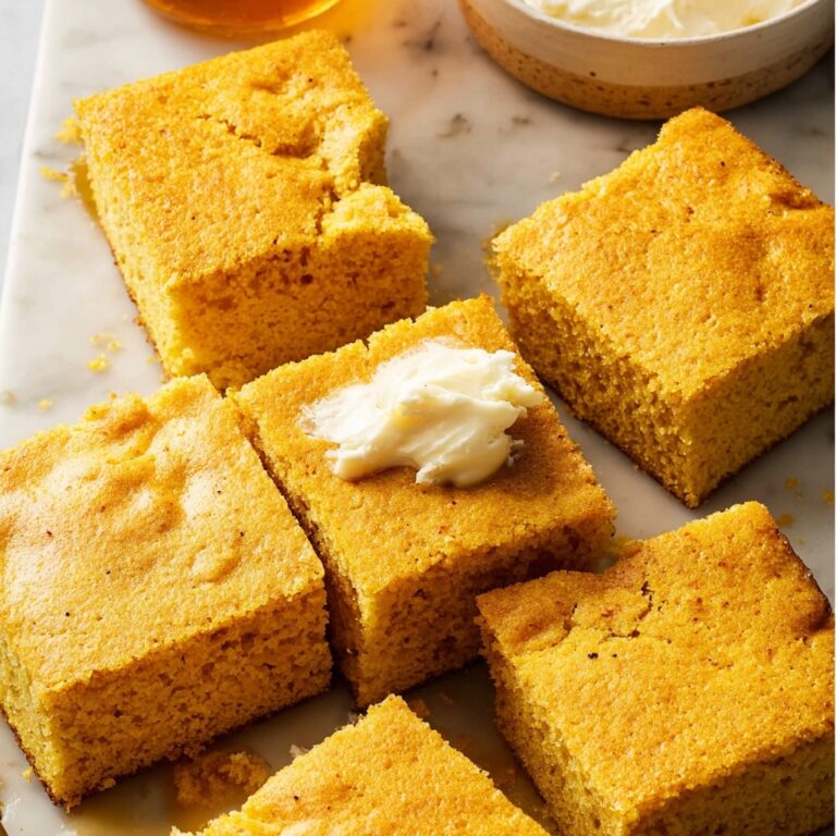 Creamy Cornbread Squares Recipe