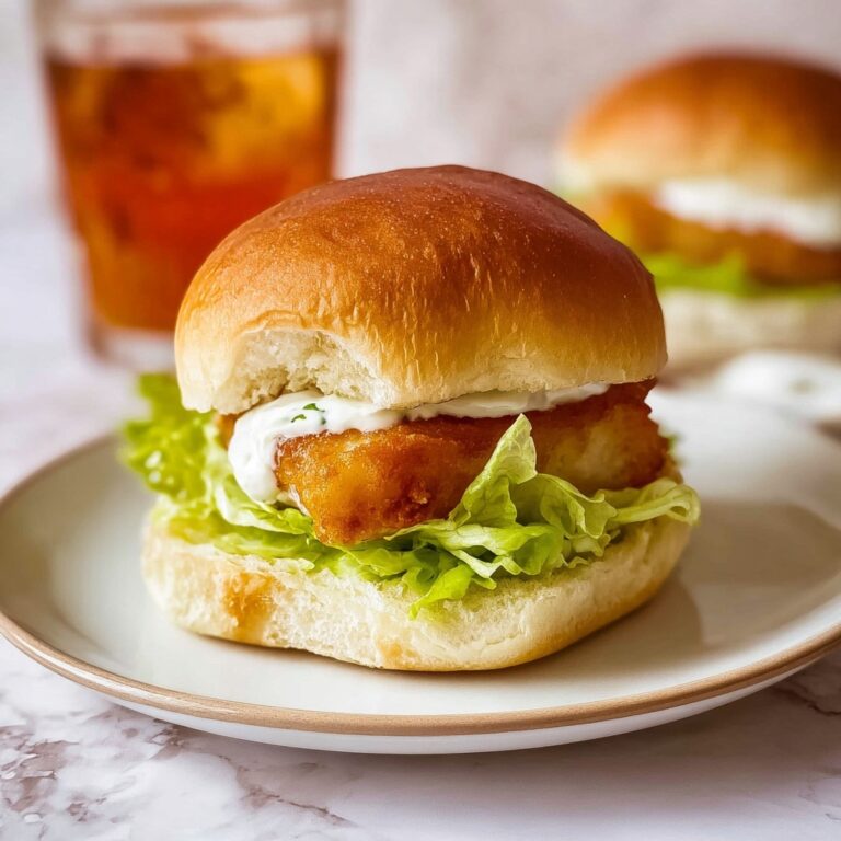 Crispy Fried Fish Sandwiches with Tartar Sauce Recipe