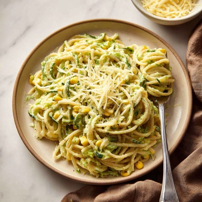 Creamy Zucchini Pasta Recipe