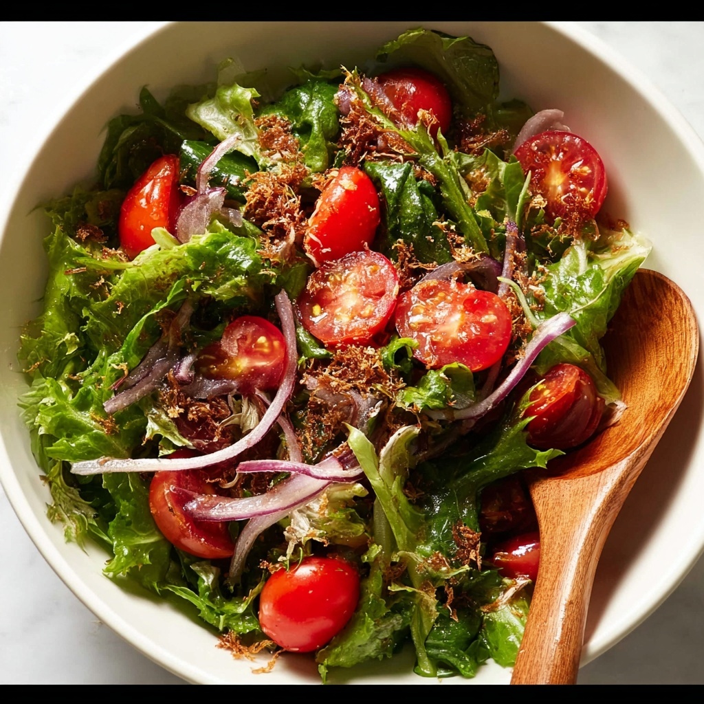 Asian Side Salad with Crispy Fried Shallots Recipe - Recipe Image