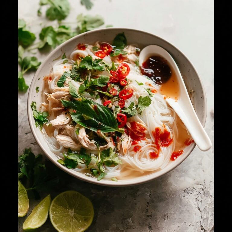 Vietnamese Chicken Pho Soup (Pho Ga) Recipe