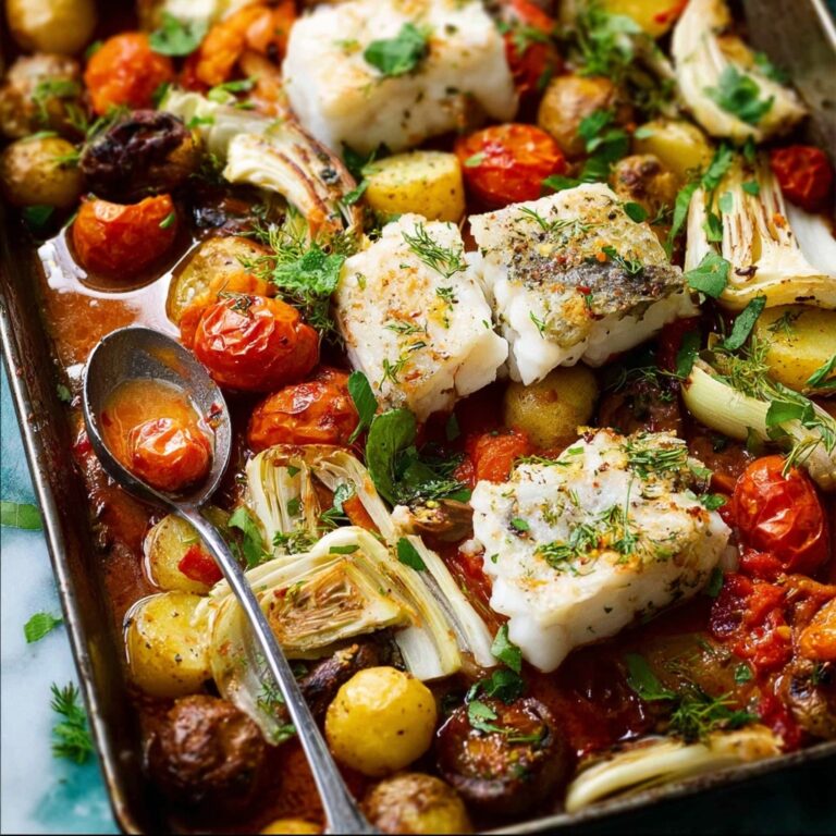 Puttanesca Fish Tray Bake Recipe