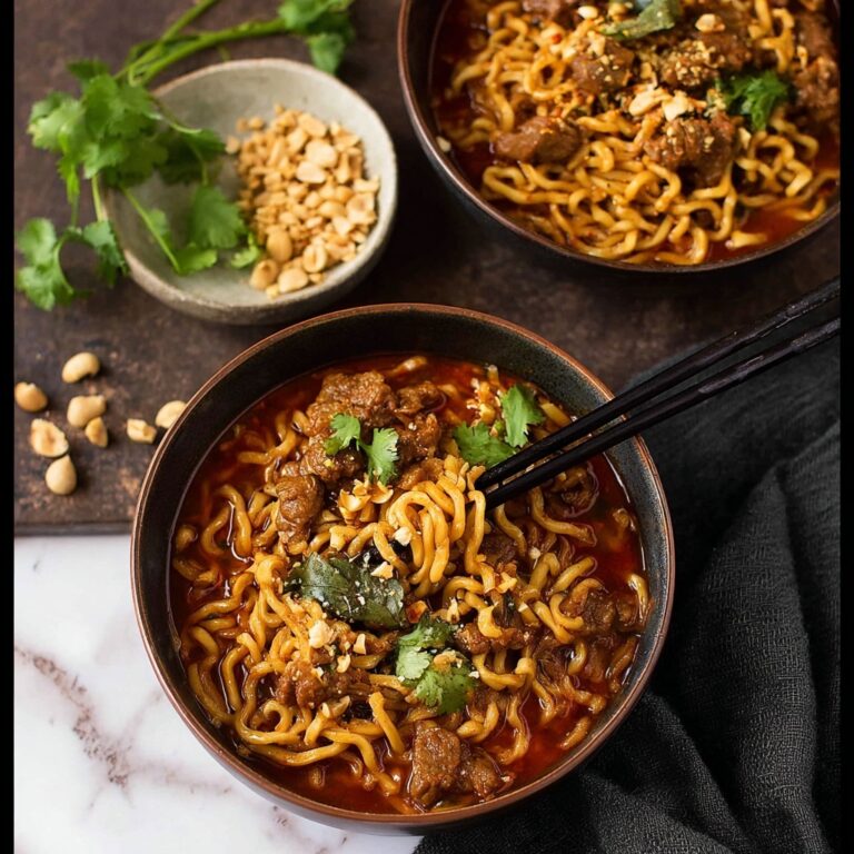 12-Minute Thai Chicken Peanut Noodles Recipe