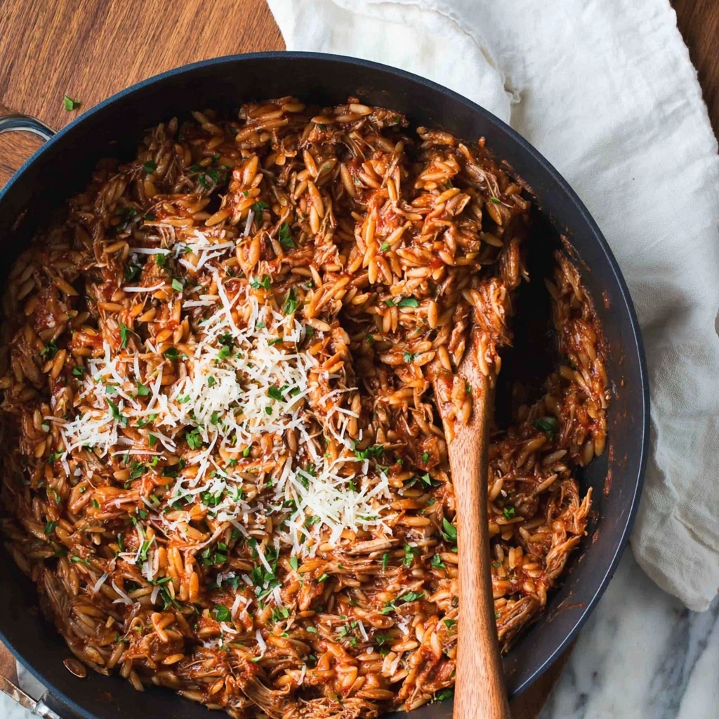 One Pot Orzo Bolognaise Recipe - Recipe Image