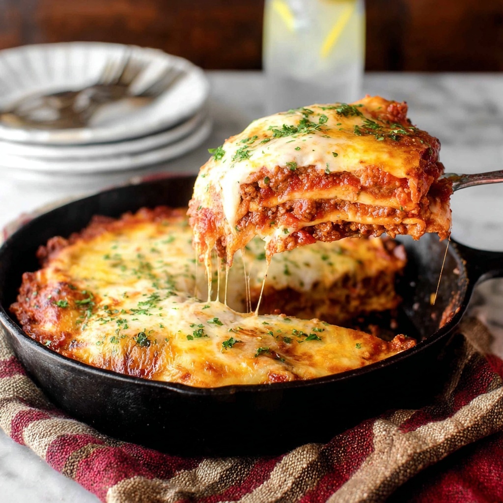One Pot Lasagna Recipe - Recipe Image