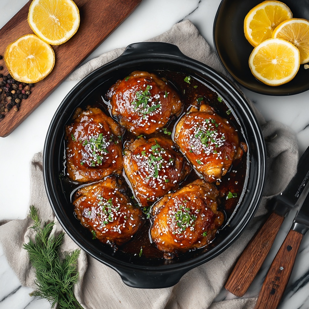 Oven-Baked Teriyaki Chicken Thighs Recipe - Recipe Image