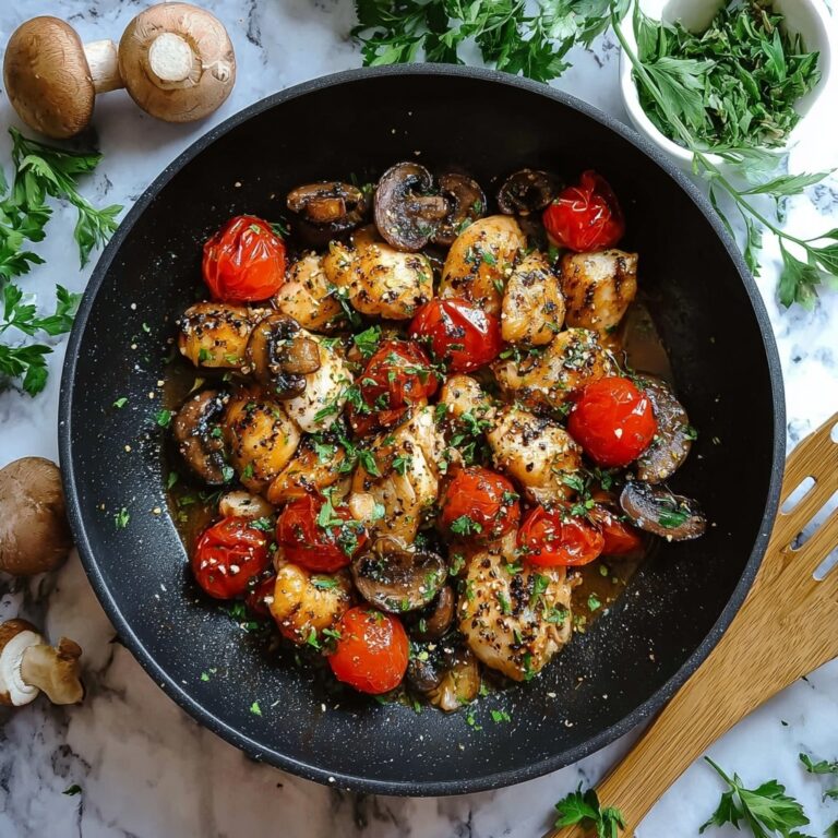 Black Pepper Chicken with Mushrooms Recipe