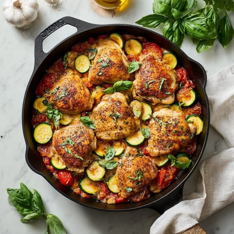 Baked Chicken and Zucchini Recipe