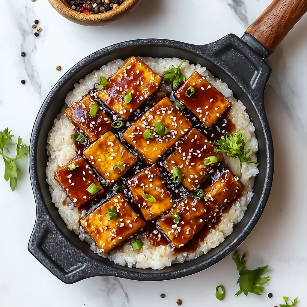 Honey Garlic Crispy Tofu Recipe - Recipe Image