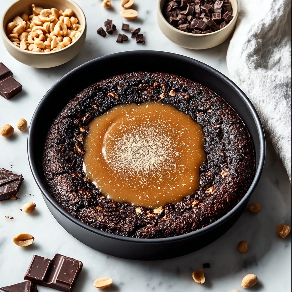 Chocolate Caramel Dump Cake Recipe - Recipe Image