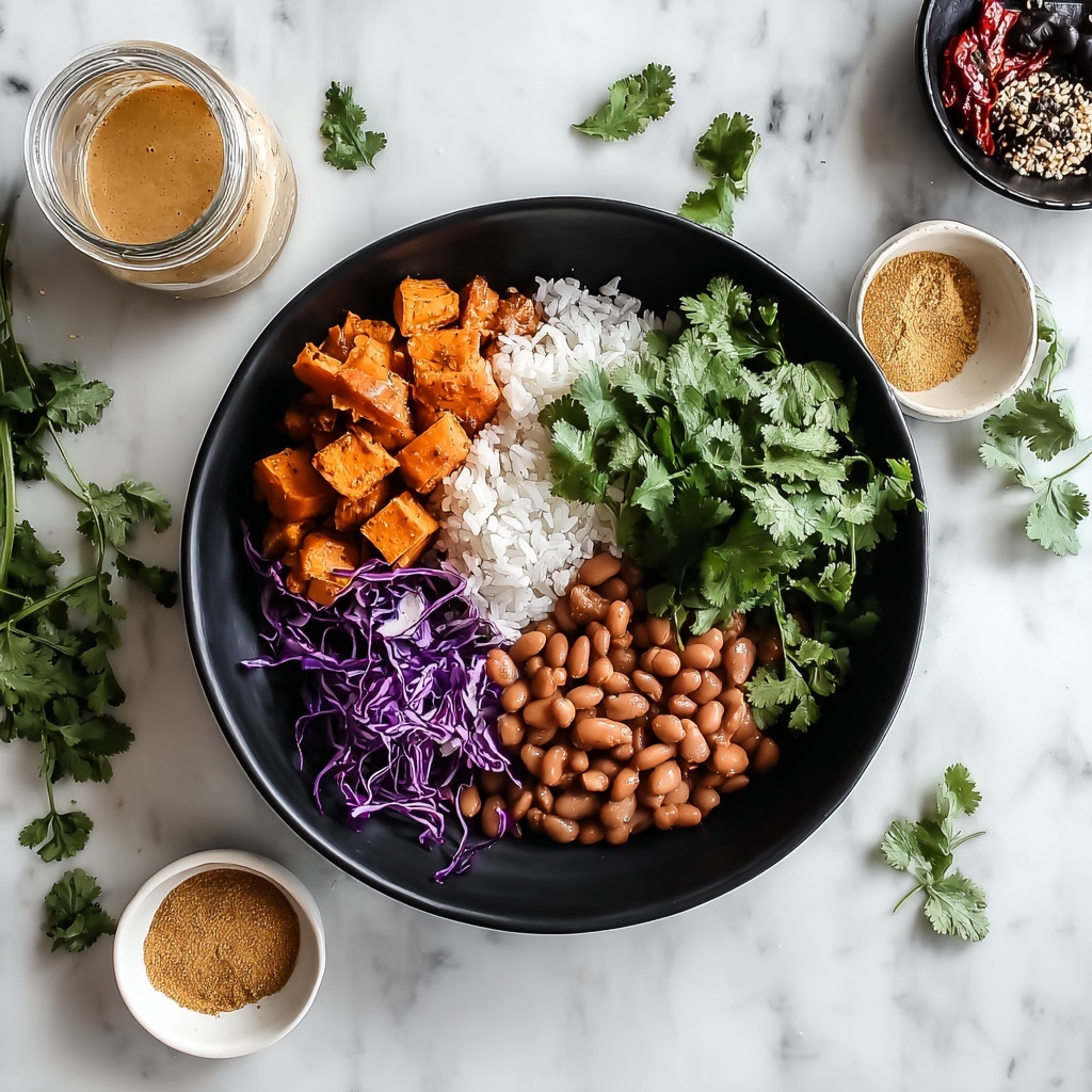 Thai Peanut Sweet Potato Buddha Bowl Recipe - Recipe Image