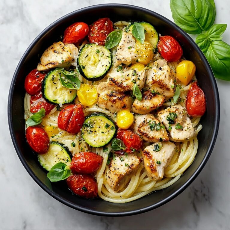 Creamy Chicken Zucchini Pasta Recipe