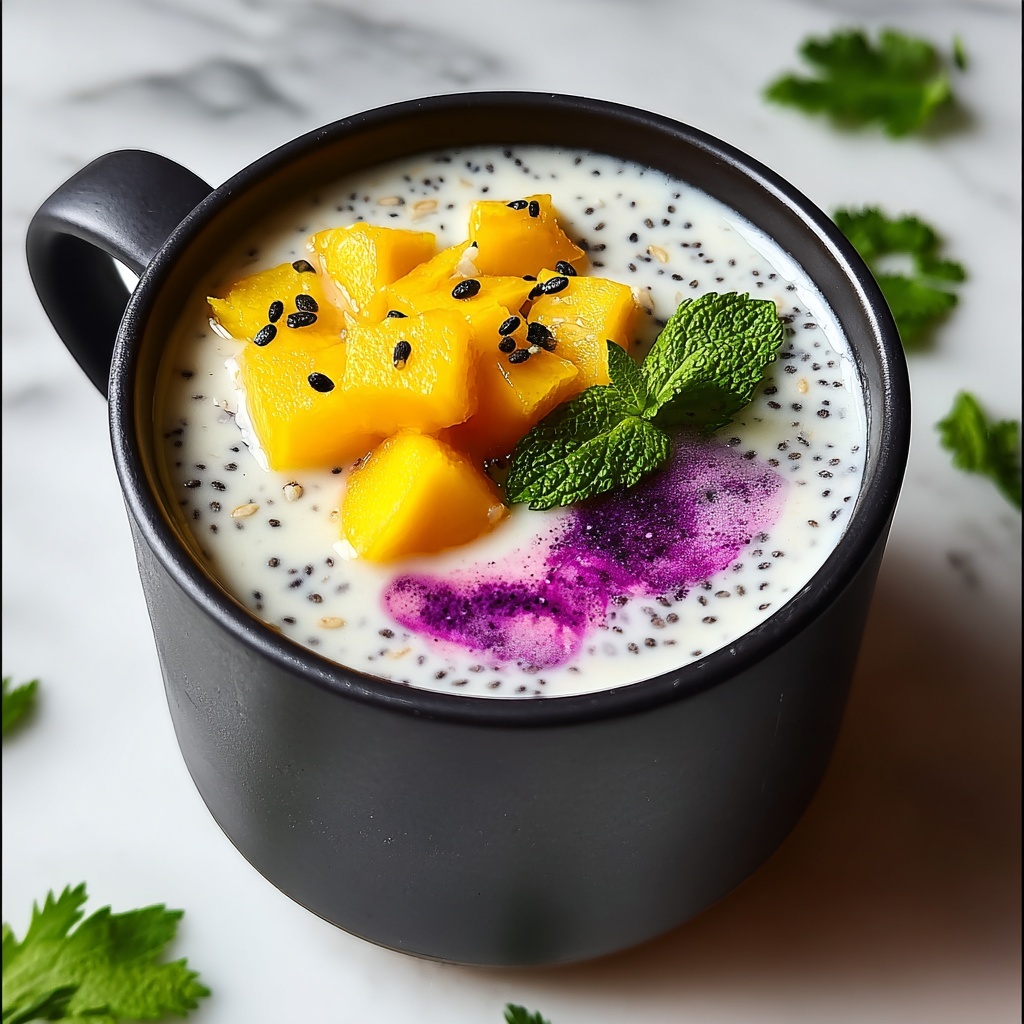Bali Mango Dragon Fruit Smoothie Recipe - Recipe Image