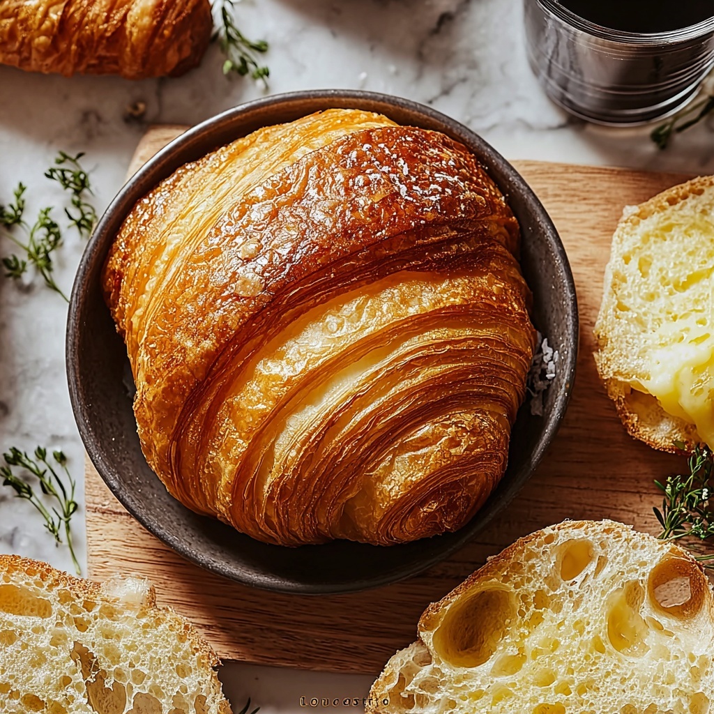 Flaky Homemade Croissants Recipe - Recipe Image