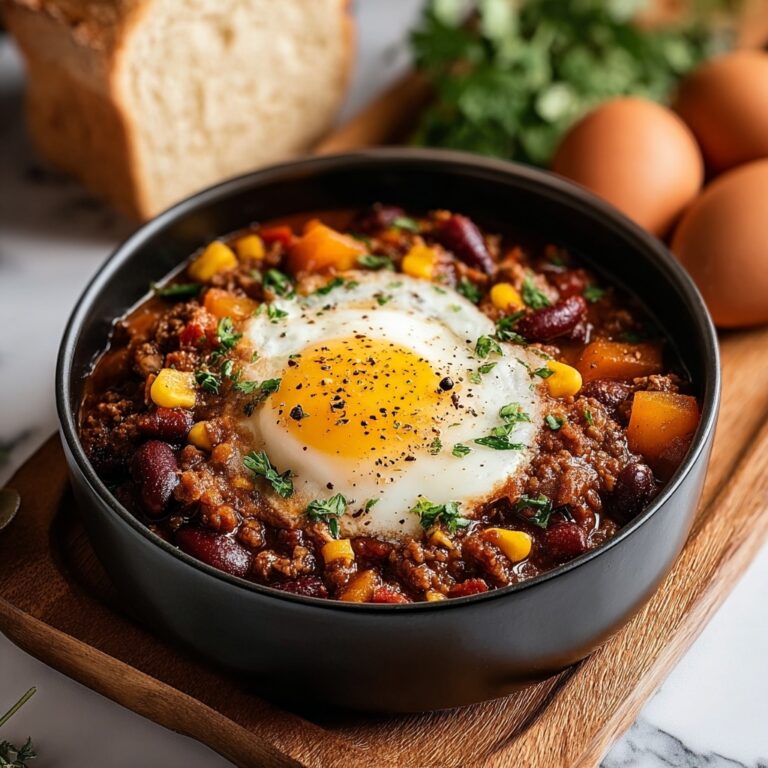 Breakfast Chili and Eggs Recipe