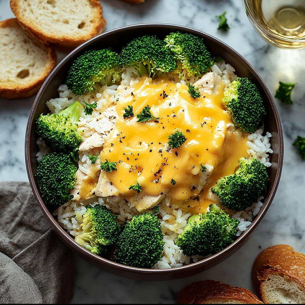 Crockpot Cheesy Chicken Broccoli Rice Recipe - Recipe Image