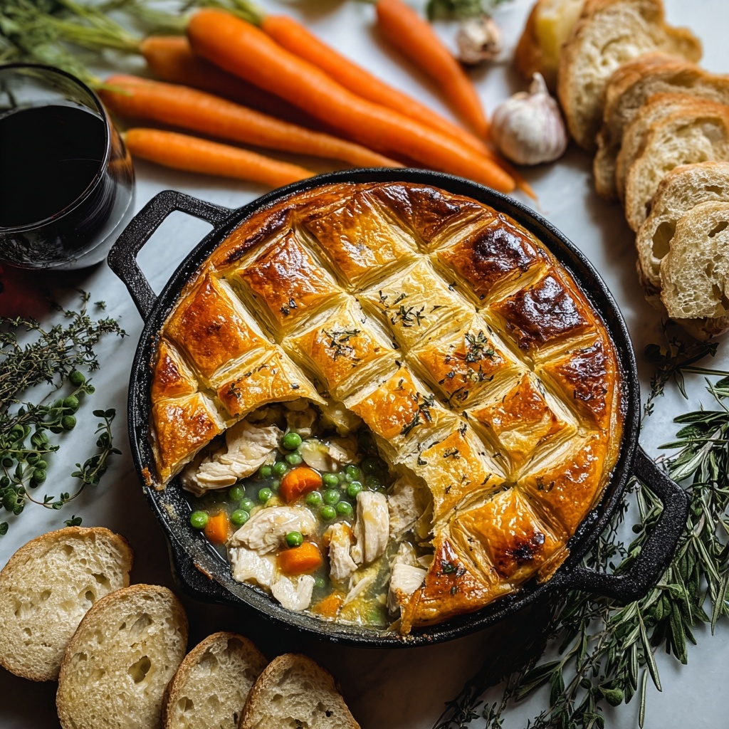 French-Inspired Chicken Pot Pie Recipe - Recipe Image