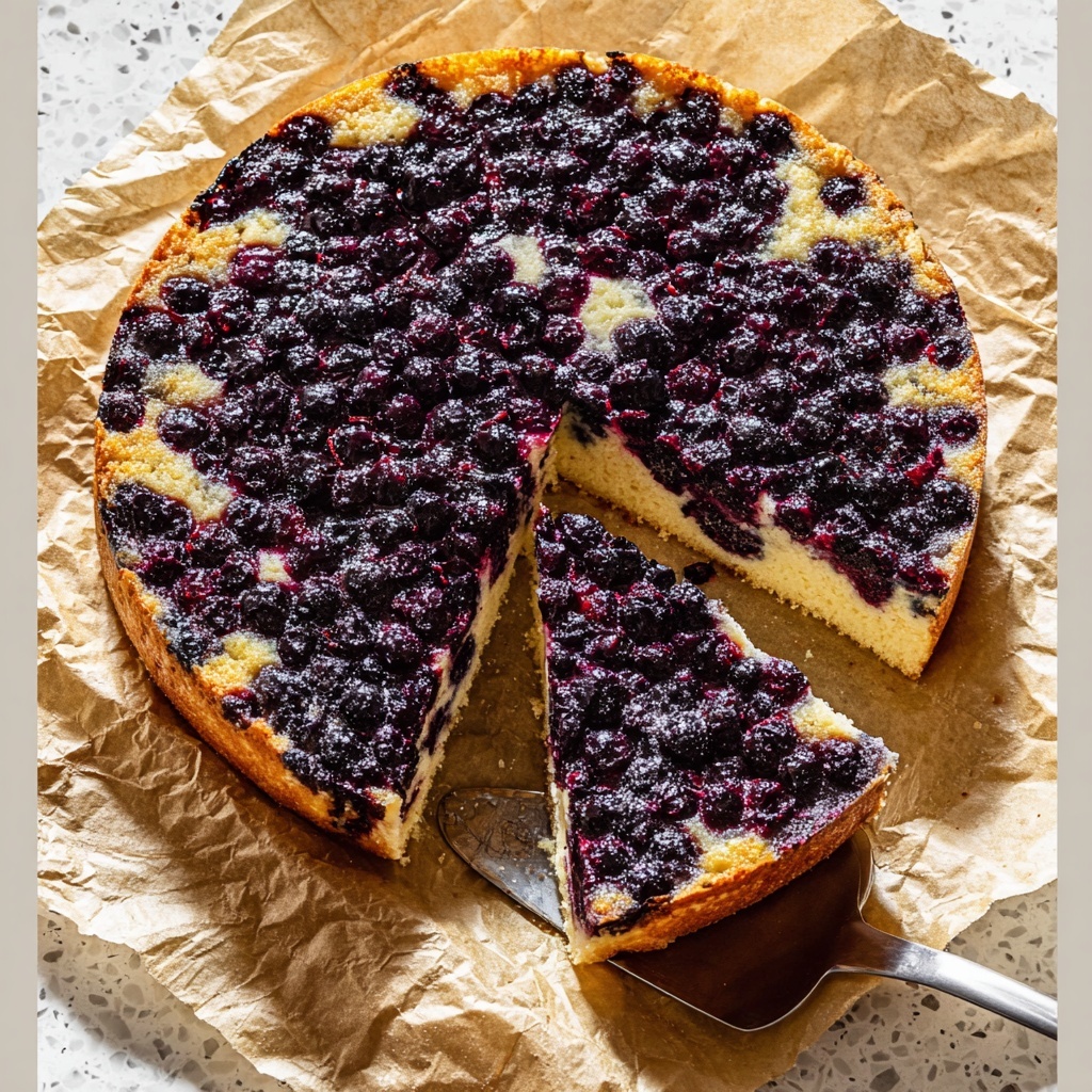 Easy Blueberry Cake Recipe - Recipe Image