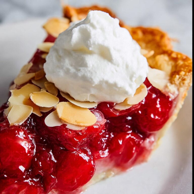Cranberry Cherry Pie with Almond Glaze Recipe