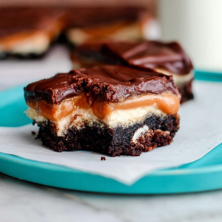 Snickers Brownie Bars Recipe