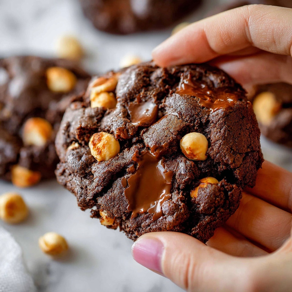 Double Chocolate Cookies with Caramel Bits Recipe - Recipe Image
