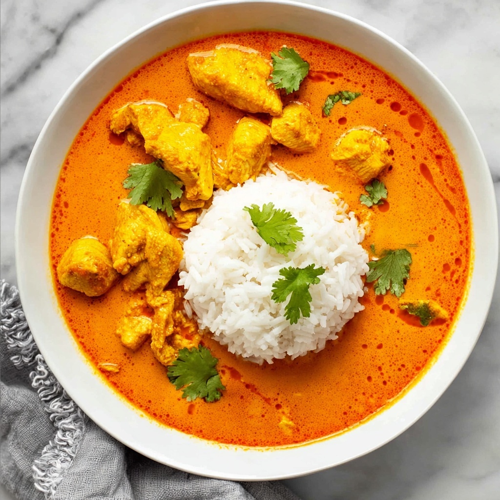 Creamy Chicken Curry with Basmati Rice Recipe - Recipe Image