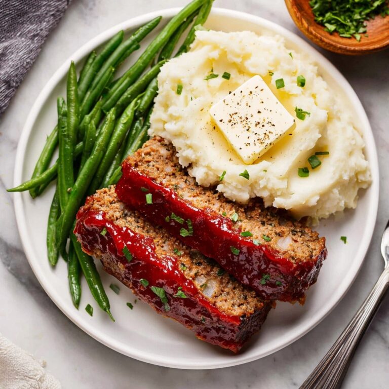 Classic Homemade Meatloaf with Tomato Glaze Recipe