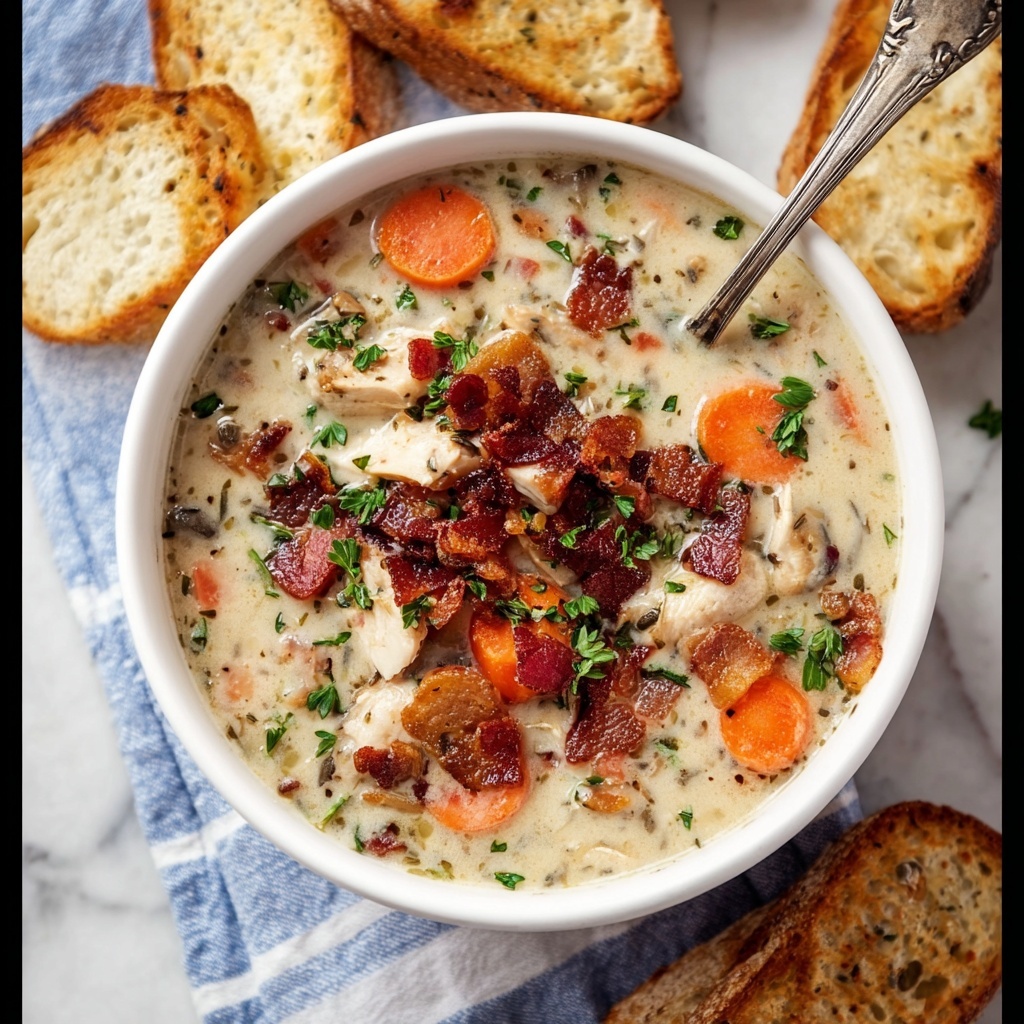 Creamy Chicken and Wild Rice Soup Recipe - Recipe Image