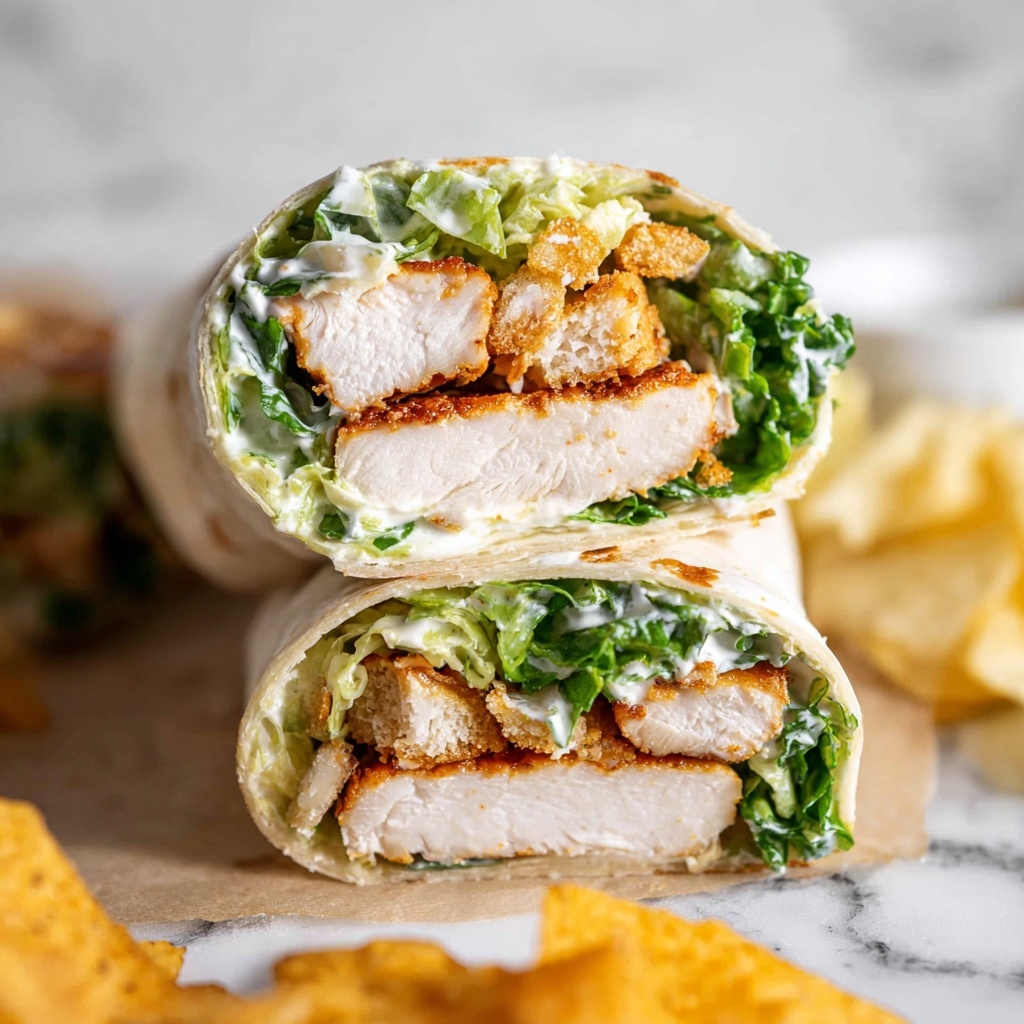 Chicken Caesar Wraps Recipe - Recipe Image