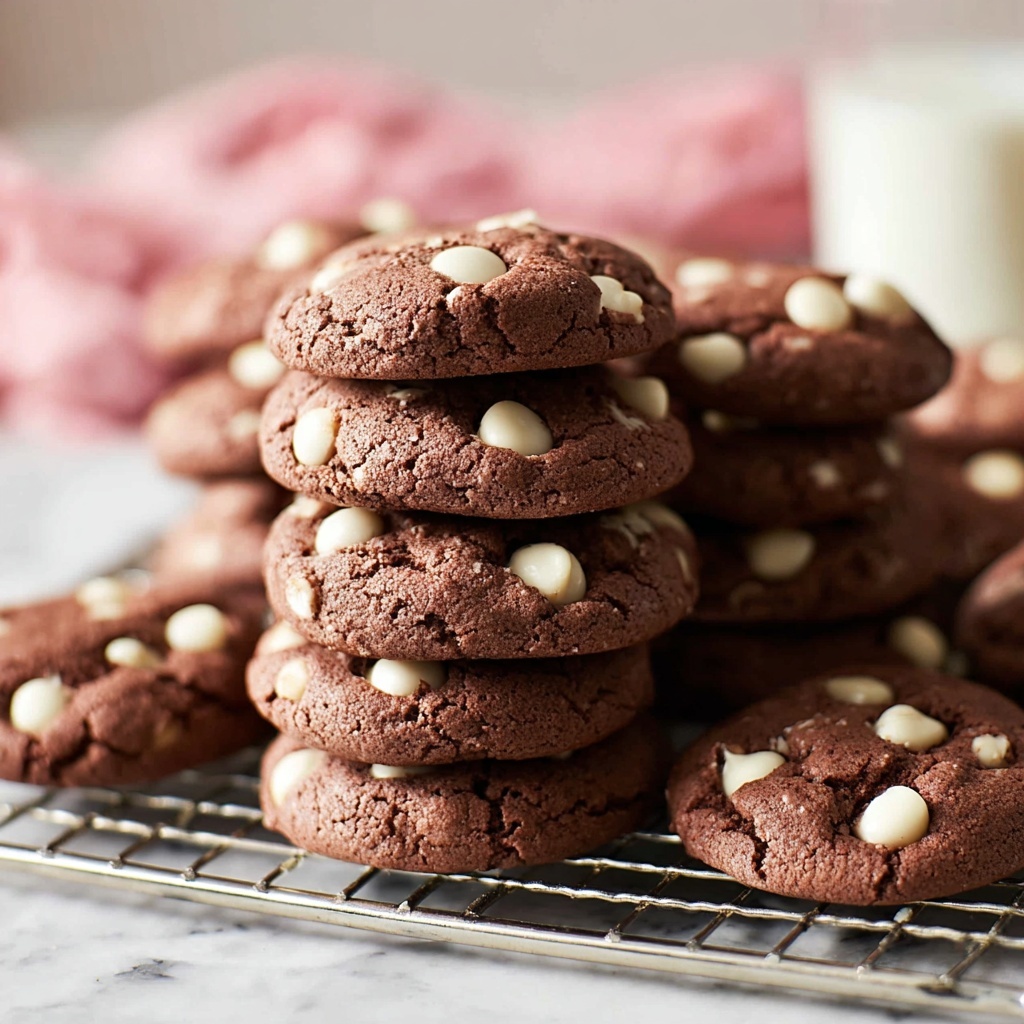 Chocolate Cake Mix Cookies with White Chocolate Chips Recipe - Recipe Image
