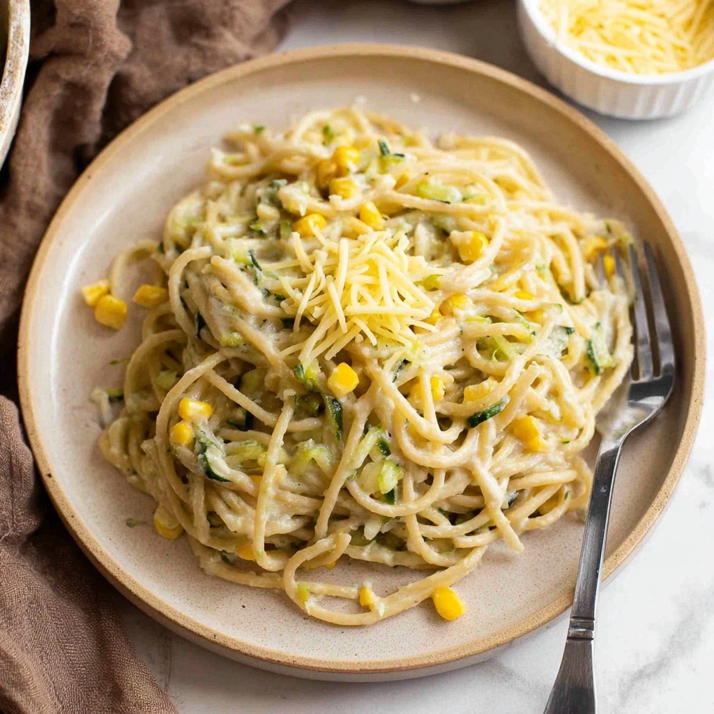 Creamy Zucchini Pasta Recipe - Recipe Image