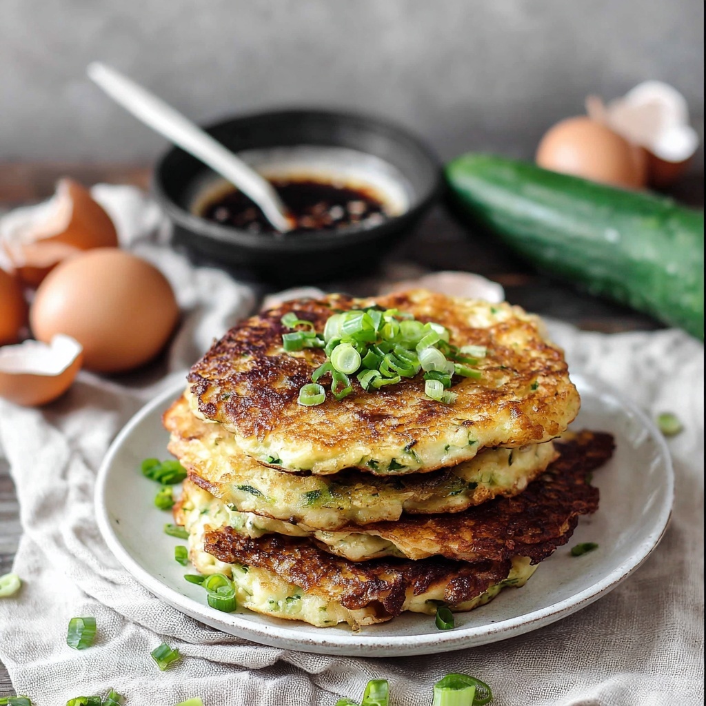 Chinese Zucchini Pancakes Recipe - Recipe Image
