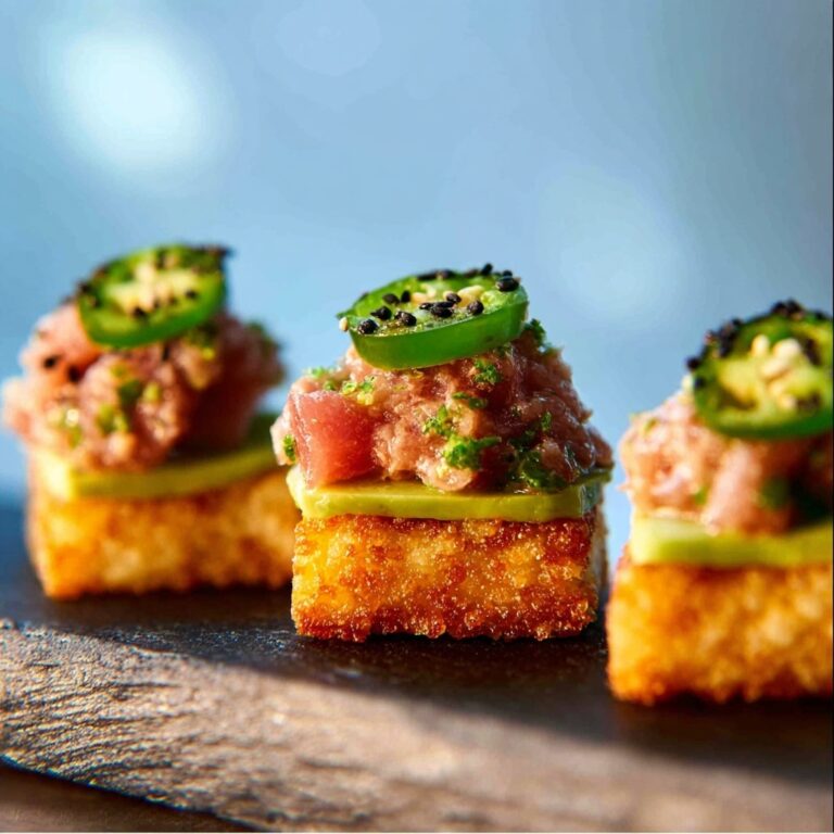 Crispy Rice with Spicy Tuna (Nobu Copycat) Recipe