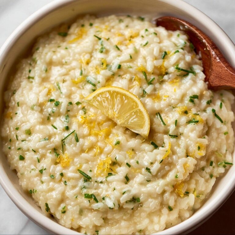 No-Stir Creamy Lemon & Herb Baked Risotto Recipe