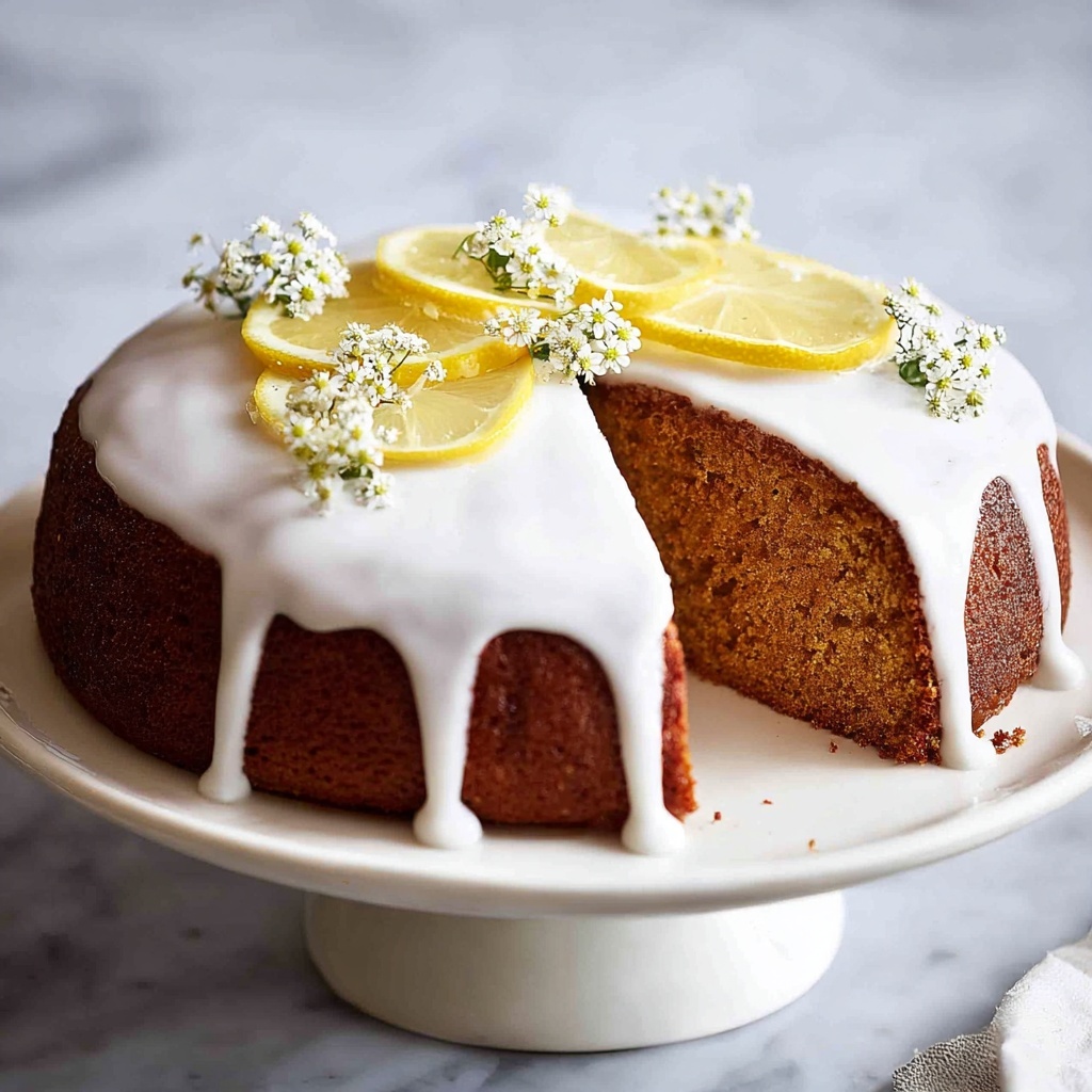 Glazed Lemon Cake Recipe - Recipe Image