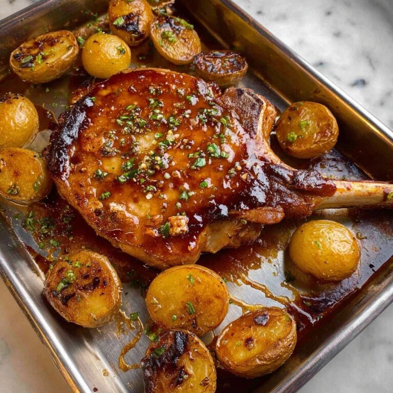Oven Baked Pork Chops with Potatoes Recipe
