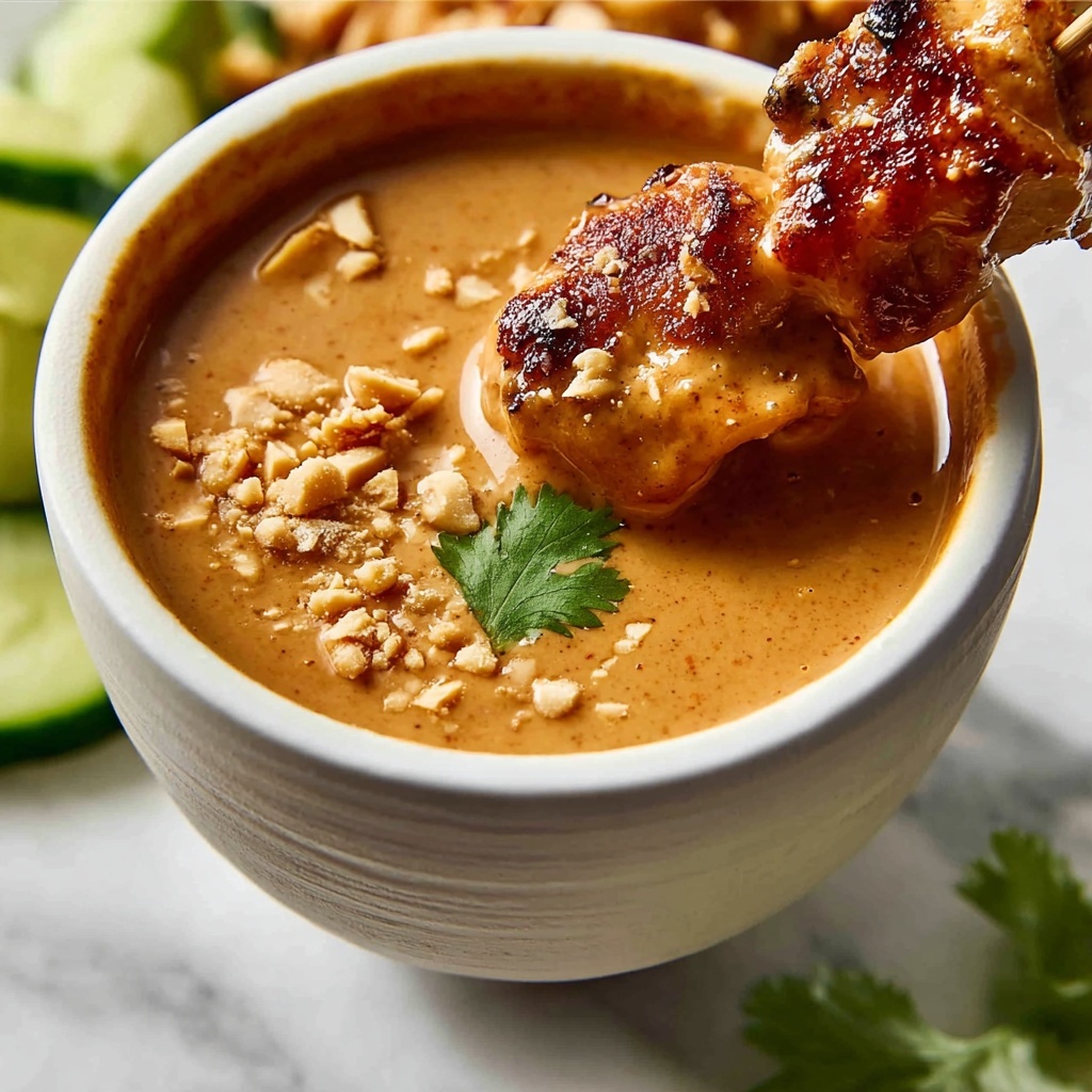 Thai Chicken Satay with Peanut Sauce Recipe - Recipe Image