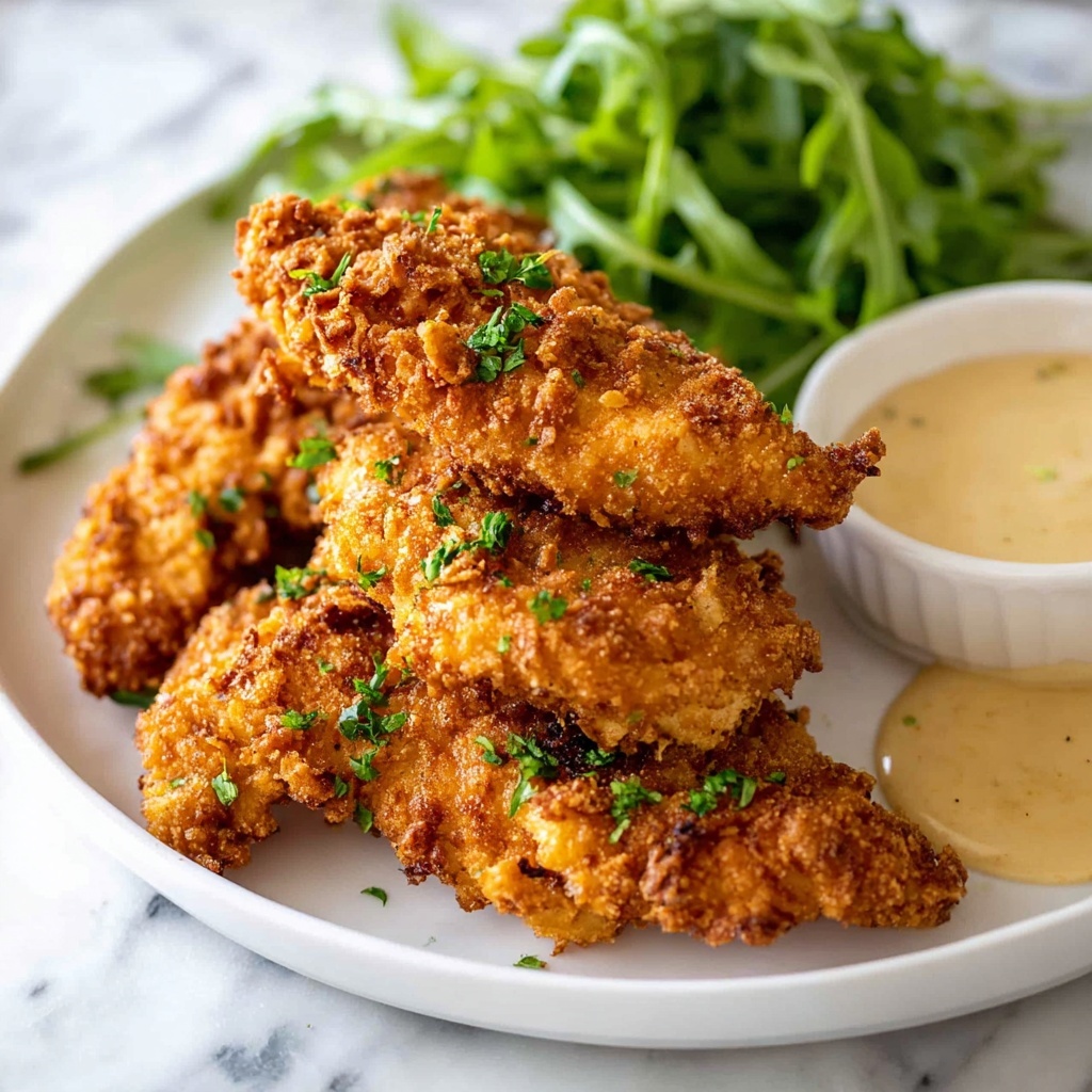 Crispy Oven Baked Chicken Tenders Recipe - Recipe Image