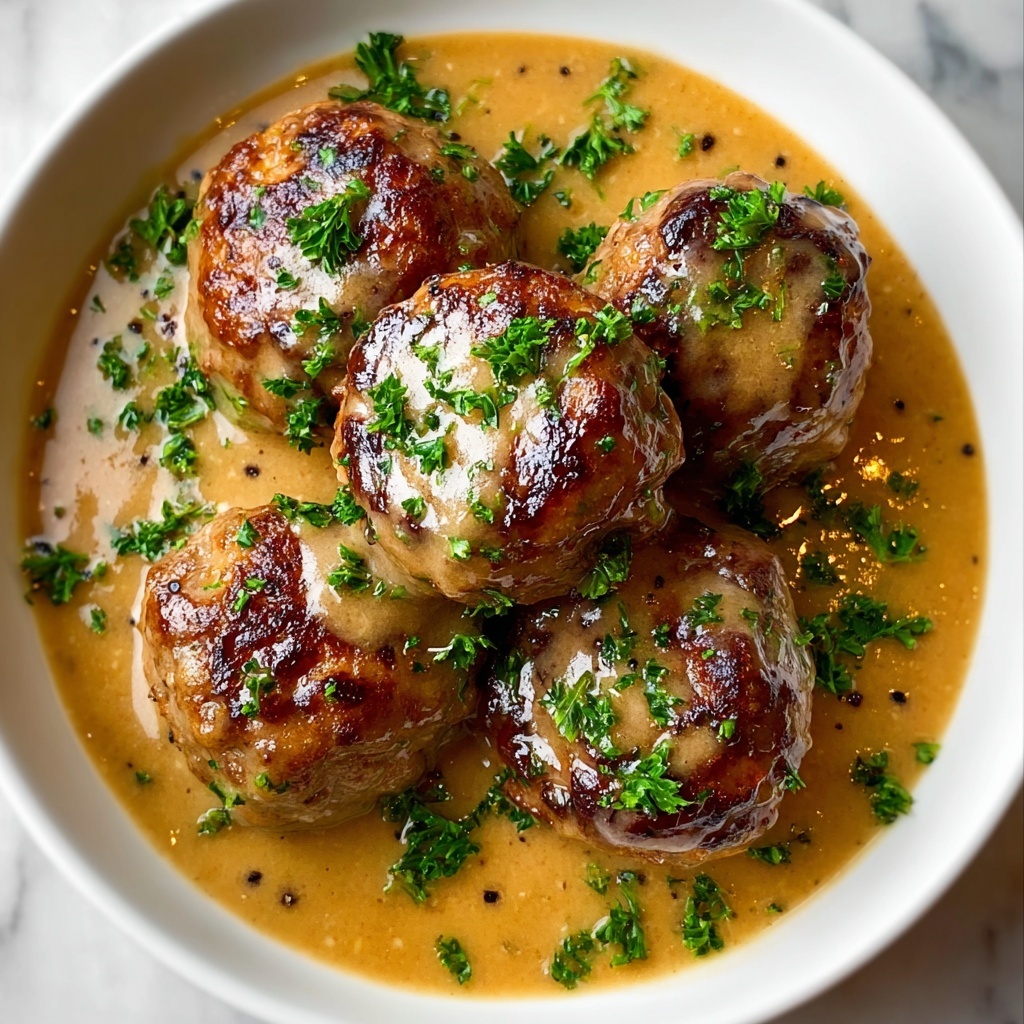 Stuffed Meatballs in Guinness Gravy Recipe - Recipe Image